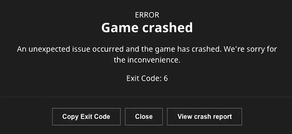 Minecraft Closed With Exit Code: 6