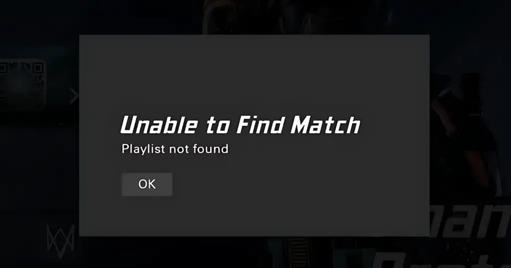 XDefiant Unable To Find Match, Playlist Not Found Error
