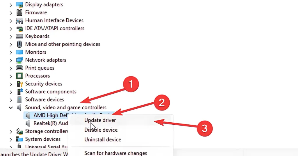 Update Audio driver