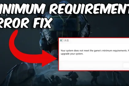 Arena Breakout PC Minimum Requirements Error