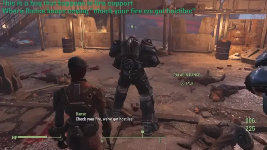 Fix Fire Support Bug: Fallout 4