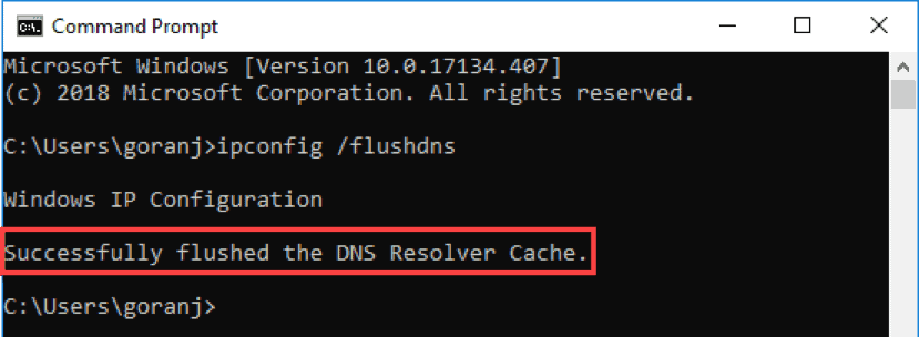 Flush Your DNS Cache