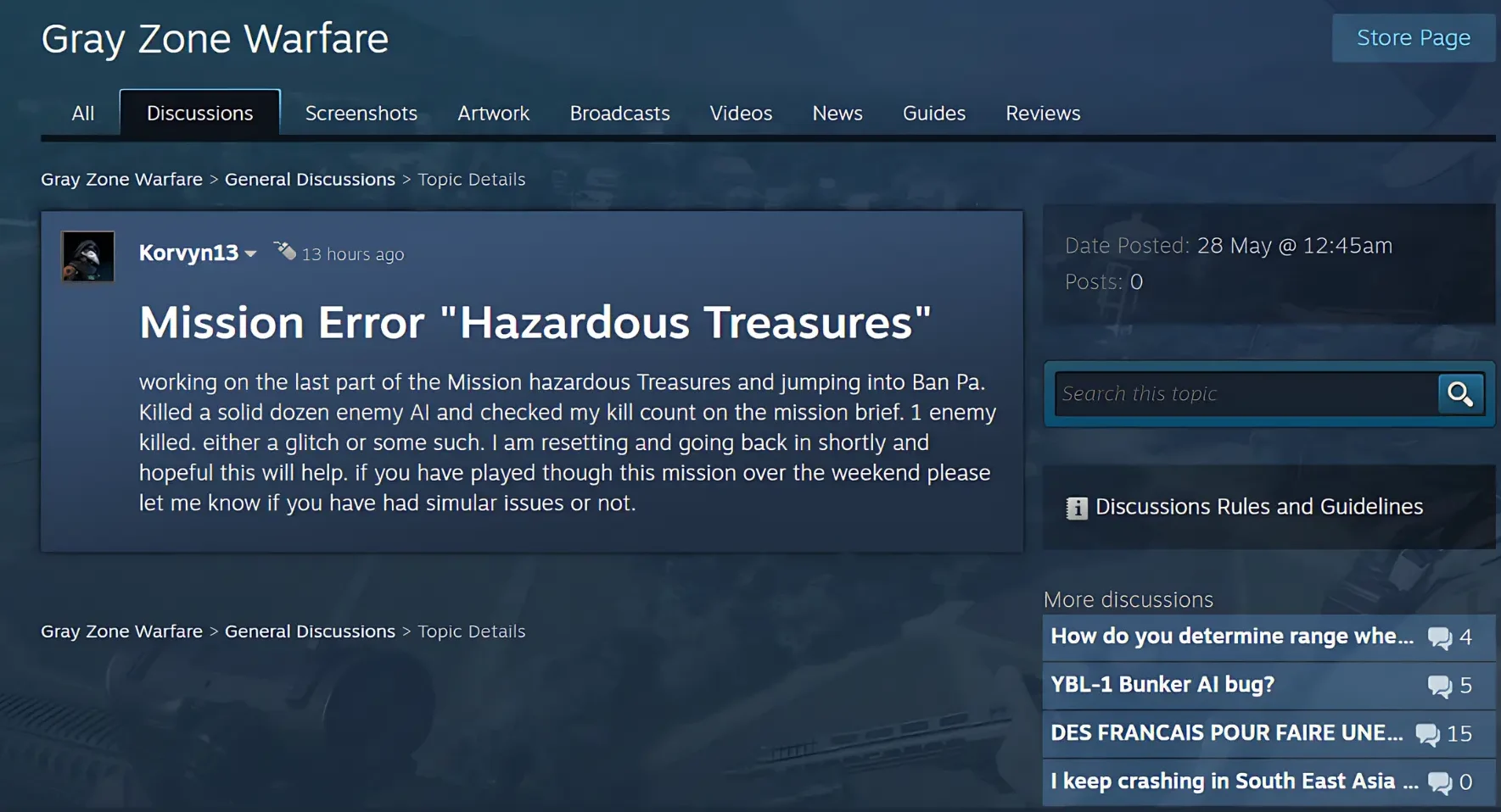 Steam Hazardous Treasures