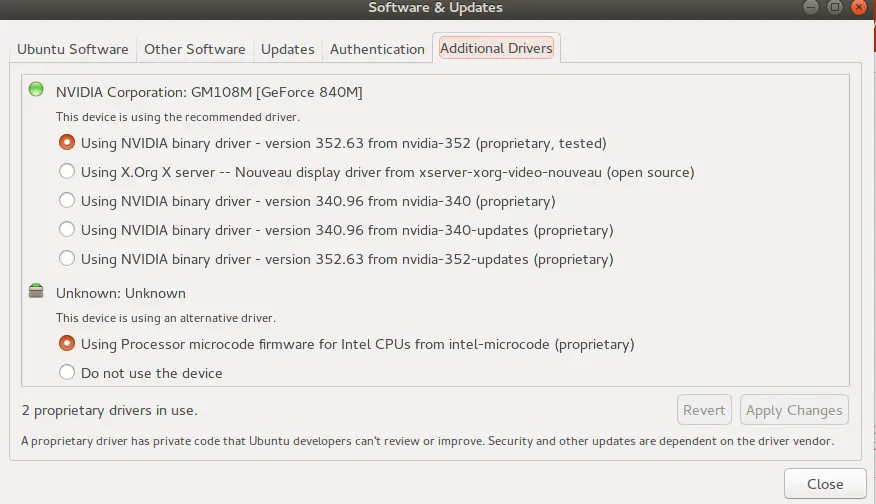 Update Ubuntu and Drivers