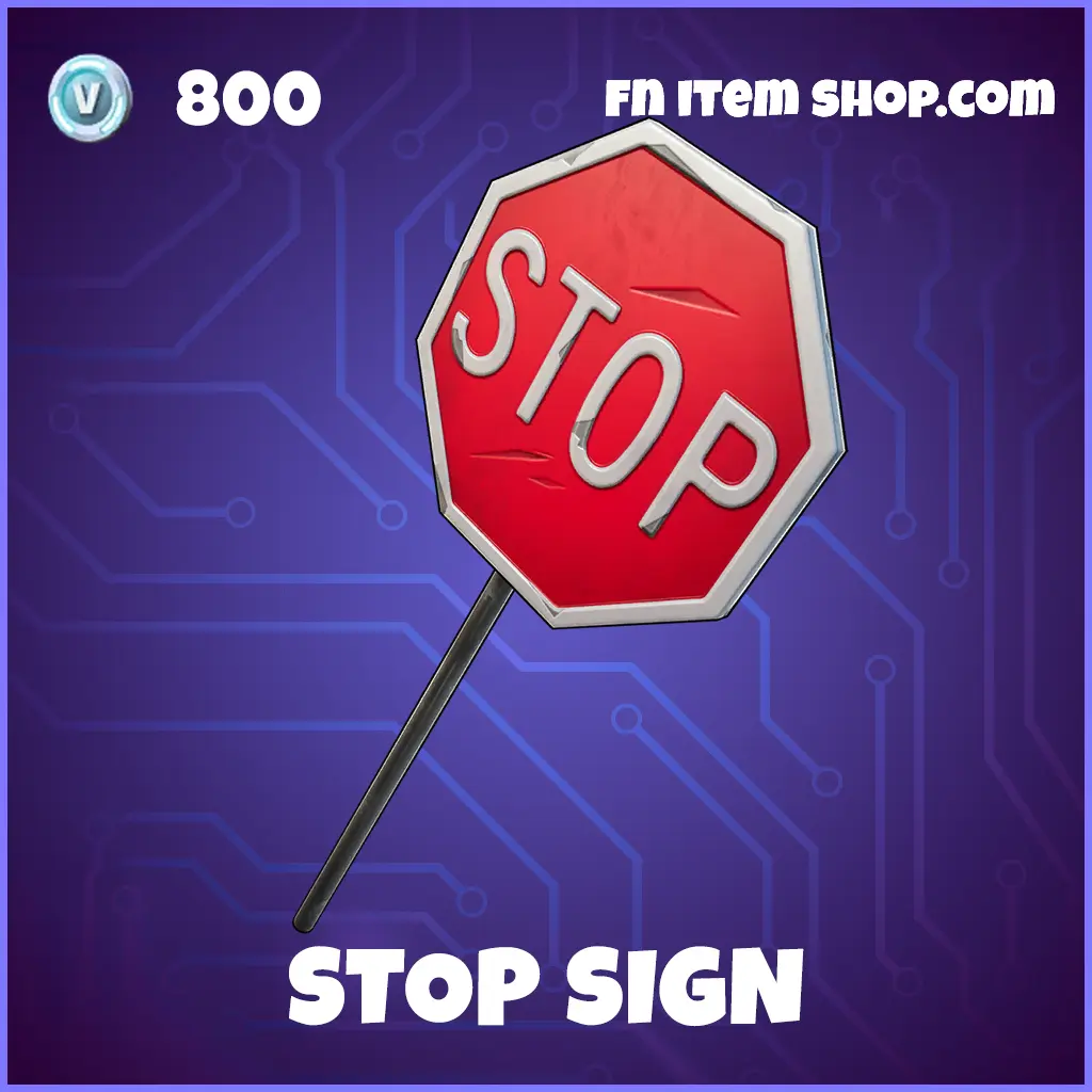 stop sign 
