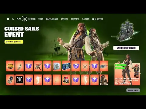 How To Get Cursed Sails Pass: Fortnite