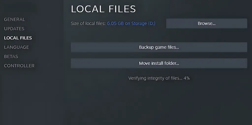 Verify Your Game Files