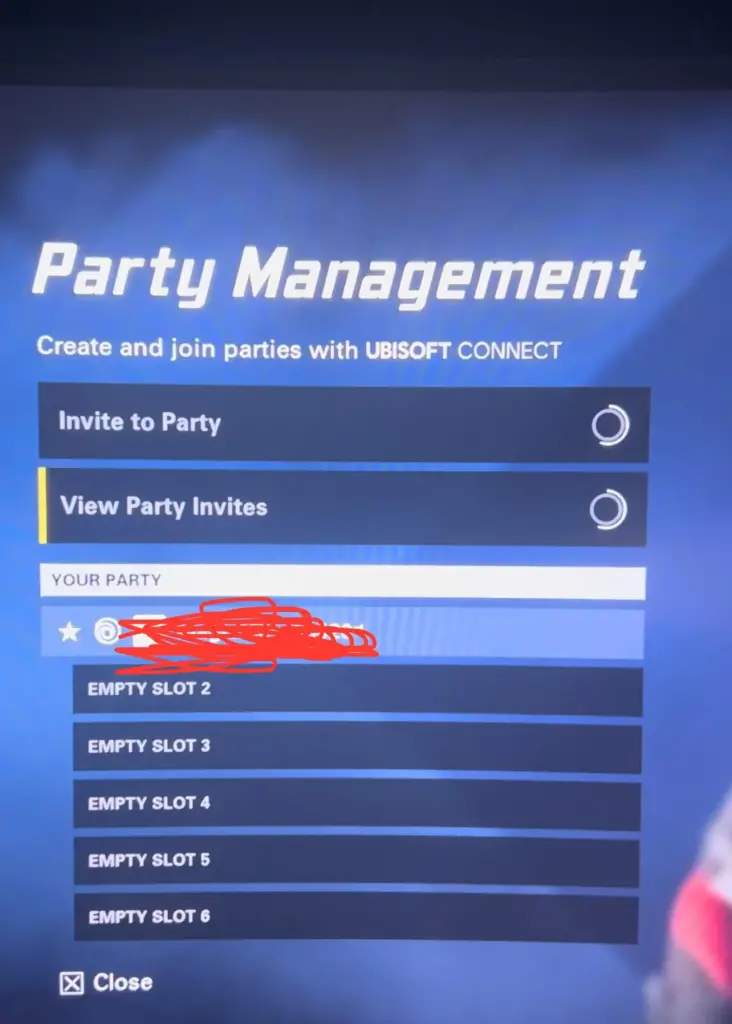 XDefiant Party Management Not Working