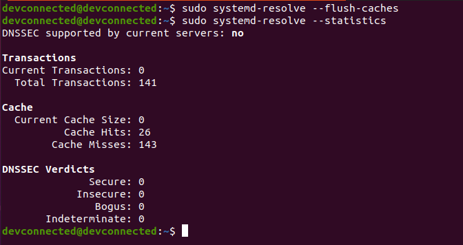 Flush DNS Cache