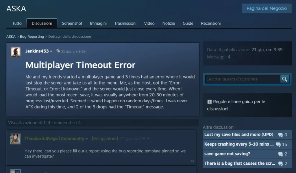 Fix ASKA Multiplayer Timeout Error