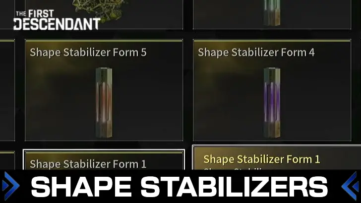 How To Get Shape Stabilizer